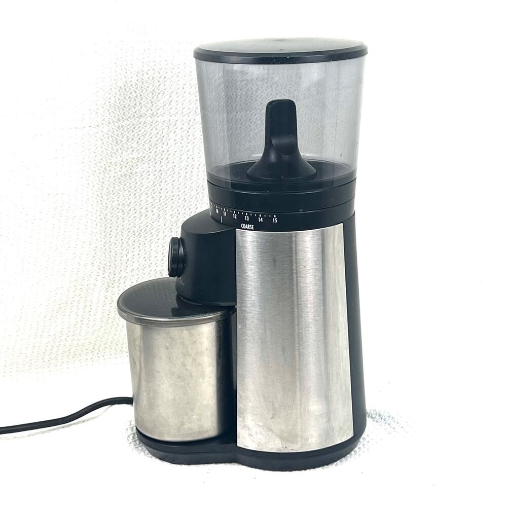 OXO Brew Conical Burr Coffee Grinder Stainless Steel Model 8717000 Tested Works - Picture 4 of 10